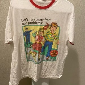 Wicked Clothes “Let’s Run Away From Our Problems” Tee